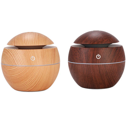 Humidifier Electric Air Aroma Diffuser Wood Ultrasonic