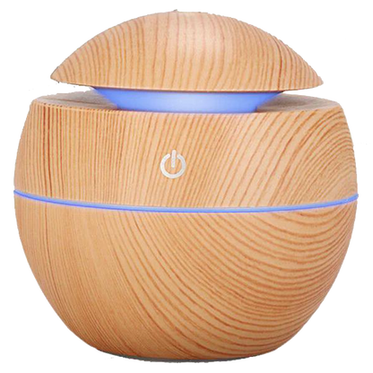 Humidifier Electric Air Aroma Diffuser Wood Ultrasonic